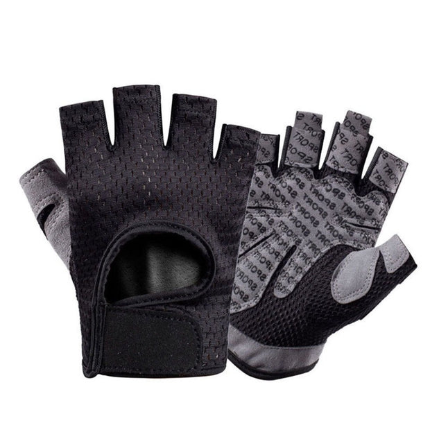 Breathable Half Finger Gym Workout Gloves