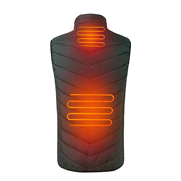 Electric Thermal Heated Vest With Rechargeable Battery Waterproof Insulated