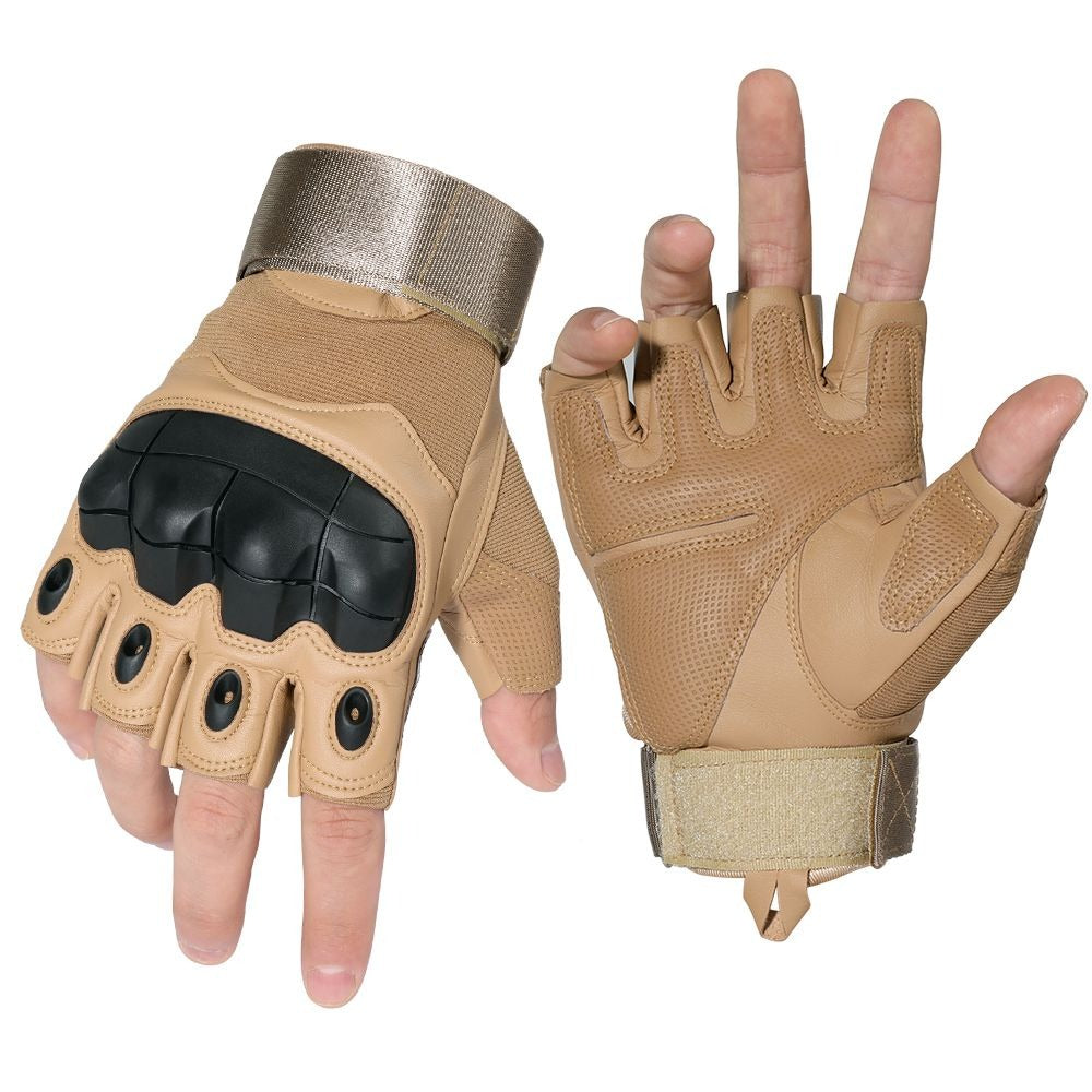 Shooting Airsoft PU Leather Touch Screen Gloves