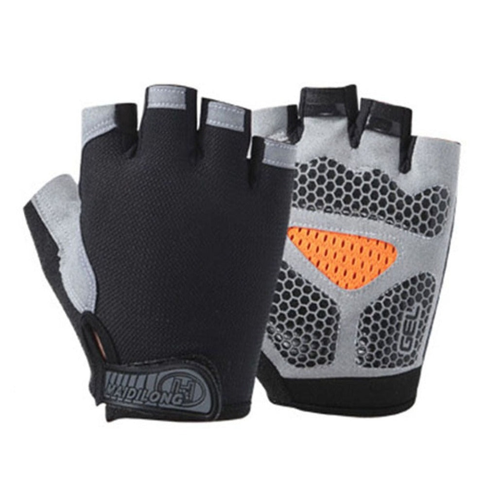 Men Women Half Finger Fitness Gloves