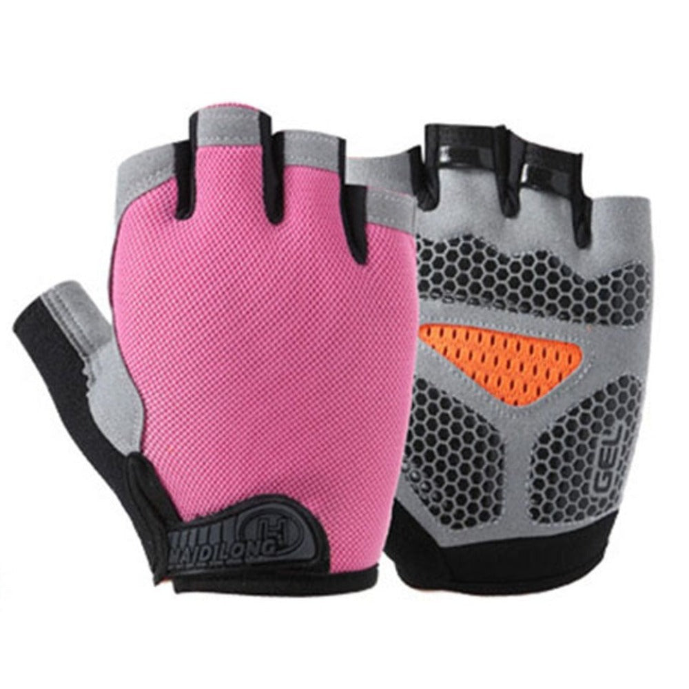 Men Women Half Finger Fitness Gloves
