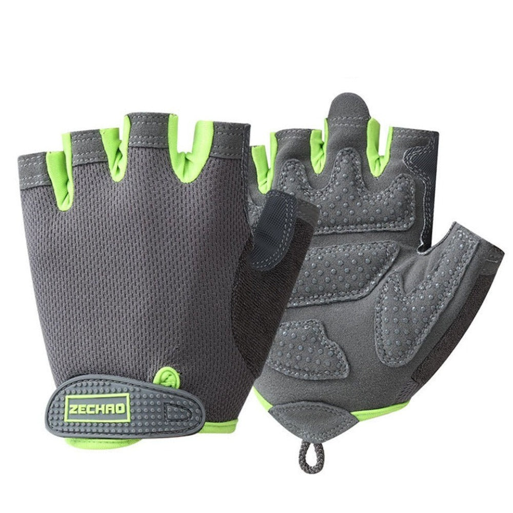 Stylish Half Finger Gym Workout Gloves